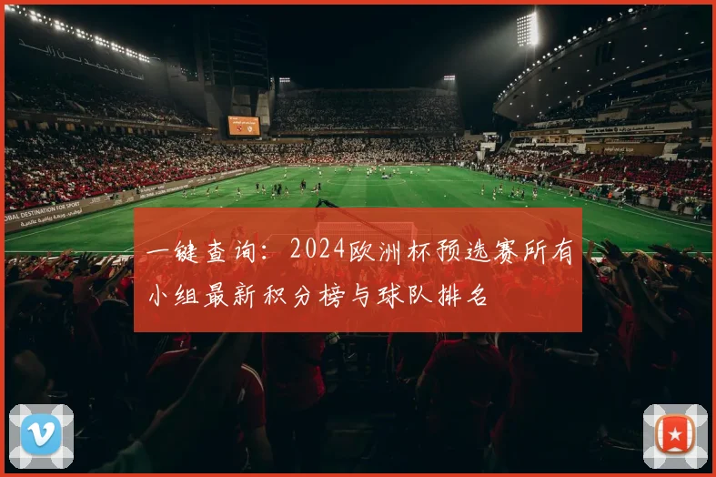 一键查询：2024欧洲杯预选赛所有小组最新积分榜与球队排名